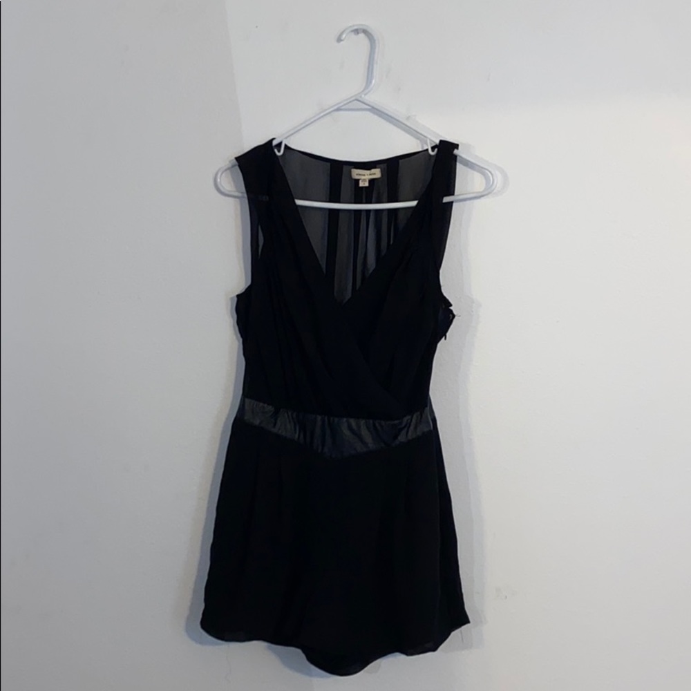 Silence + Noise black romper size 4